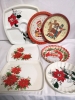 Large Christmas Decor Lot - Tins, Coasters, Serving Dishes +++ - 2