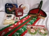 Large Christmas Decor Lot - Tins, Coasters, Serving Dishes +++ - 4