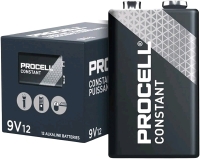 12 New Duracell 9V Procell Constant Charge Batteries For Low Drain Devices