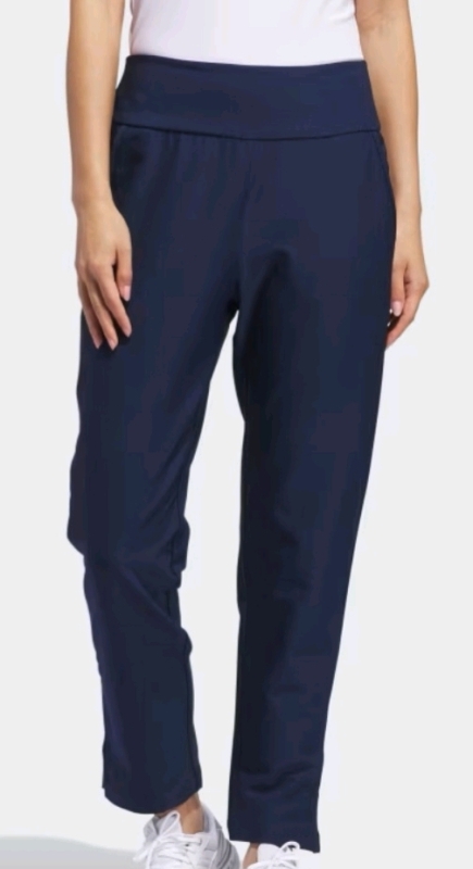 New Adidas sz Large Women's Ultimate365 Solid Ankle Pants - Retails $100