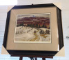 New Framed Group of Seven "Road to Chicoutimi" Print by A.Y. Jackson Signed & # 228/1917