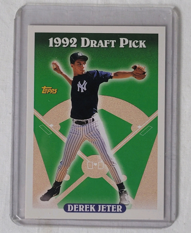 1993 Topps MLB Baseball Derek Jeter New York Yankees #98 1992 Draft Picks Trading Card