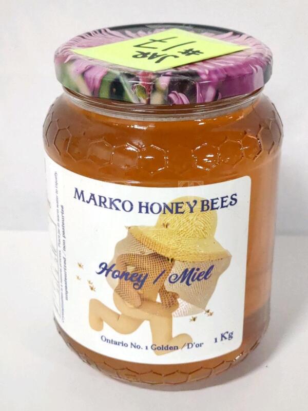 [DRAW Ticket #17] 1 KG Jar of Premium Ontario Golden Honey from Marko Honey Bees + 1 Ticket to Our Draw!