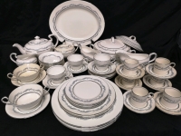 50+ PC's Aynsley Dishes - Denver Pattern Teapot, Creamer & Sugar +++