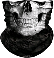 5 New JOEYOUNG Skull Face Masks | FX62 | UV Sun Mask Neck Gaiter Bandana Headwear | 9.75" x 19.25" ea