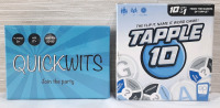 Lot of New Party Games Sealed In Package, Including Quick Wits & Tapple 10