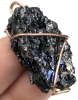 3 Fantastic Hand Wire-Wrapped Stones Sourced Locally in Niagara | incl Natural Carborundum | 1.5" Long Approx Ea - 4