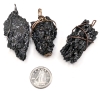 3 Fantastic Hand Wire-Wrapped Stones Sourced Locally in Niagara | incl Natural Carborundum | 1.5" Long Approx Ea - 7