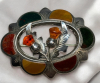 Vintage WJ &S Sterling Silver Scottish Agate Brooch - 5