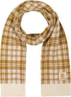 New Timberland Plaid Knitted Scarf | 10" x 65"