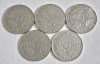 1922 - 1936 Canadian King George V Five Cent Nickel Lot . 1922 , 1924 , 1927 , 1928 , 1929 , 1930 , 1931 , 1934 , 1935 & 1936 - 3