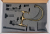 New - Perrin & Rowe Georgian Era Bridge Kitchen High Spout Faucet , Unlacquered Brass . Swivel spout , 2-hole installation . Model # U.4790X-ULB-2 . Faucet Only . Retails $1800 - 2
