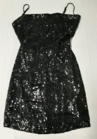 As New Size S Sequined Dress with Corset Back by Wet Seal