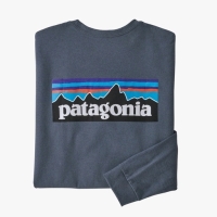New PATAGONIA Men's Long-Sleeved P-6 Logo Responsibili-Tee (Size: XL)