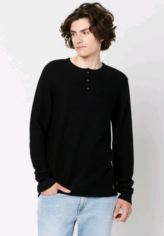 New Buffalo David Bitton Long Sleeve Shirt (Size: Medium)