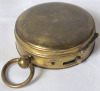 Vintage Made in France Brass Pocket Compass . Measures 1 13/16" diameter . - 4