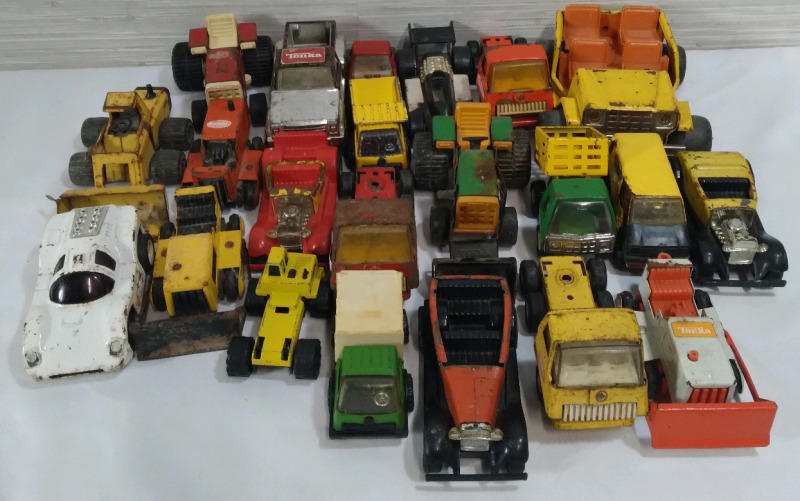Vintage 22 TONKA Large Lot Diecast Trucks