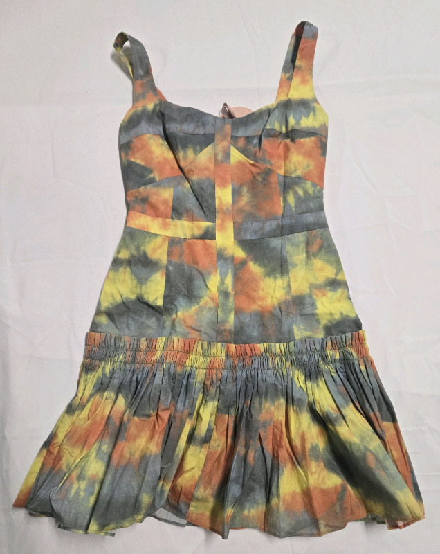 New Size XS Alexis Cassidy Tie-Dye Dress * Retails For $476.82