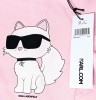 New Size 4Y / 102cm | KARL LAGERFELD KIDS Girls Pink Choupette Sweatshirt Dress - 2