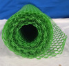 New | Roll Of Green Plastic Mesh Potentially Garden Fence/ Floor Mat Measures 20.5" Tall W/ 4.5" Dia - 2