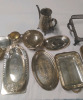 Large silver Plate Lot Largest Piece 15" - 3