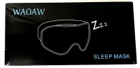 New WAOAW Unisex Light-Blocking Sleep Mask (Black) Great gifts / inventory