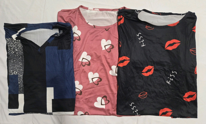 3 New Ladies Size 2XL-3XL Shein T-Shirts