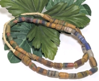 Sand Cast African Trade Beads / Money Necklace | Approx 26" Long