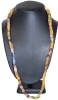 Sand Cast African Trade Beads / Money Necklace | Approx 26" Long - 2