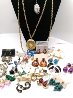 Great Jewelry Lot - 20+ Earrings + Necklaces & Pendant