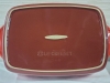 Le Creuset Stoneware Rectangular Casserole Dish with Lid . Measures 13.5"×9.5"×3" . No chips or cracks - 3