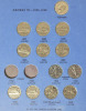 1922 - 1963 Canadian 5 Cent Nickels in Blue Book . All Slots have Correct Year . 47 Nickels - 3