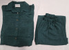 2 Pcs New PJ Set | Collard PJ Button Up Shrit & Pant Set | Le Chic Womens Size 2XL Collard Shirt & Pants Set