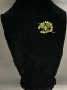Vintage Czechoslovakia Irish Shamrock and Horse Shoe Brooch - 2