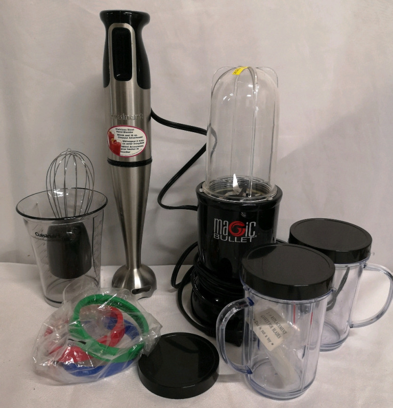 Cuisinart Electric Hand Blender & Magic Bullet - Working