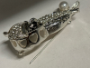 Owl Pave Rhinestone Crystal Brooch with faux Pearl - 5