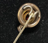10K Head Claw Set Red Stone Stick Pin Vintage Altered Pin - 5