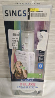 New | Singsation Delux 5-In-1 Karaoke System & Wireless Speaker ( Bluetooth Compatibility ) | Model # SPKA05