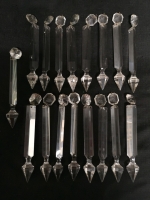 17 Vintage Crystal Chandelier Prisms