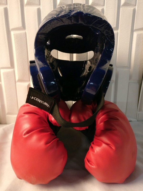 Protocol Boxing Gloves And Century Head Gear