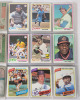 1959 , 1960 & 1971 - 1991 Topps MLB Baseball Trading Card Singles . 108 Cards , No Doubles - 2