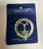 Gordon Cap Badge Pewter Clan Crest Badge Gaelic Brooch - 2