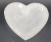 Selemite Mineral Heart Shape Bowl , measures 1 1/4"×4" diameter . Selemite (gypsum) is believed to carry potent energy that can provide protection and improve well-being . - 3