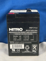 Nitro 6V 5.5AH Battery | Model N6-5.5T1 | Maintenance Free Sealed Lead Acid Battery