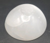 Selemite Mineral Bowl , measures 1 3/4" tall & 4" diameter . Selemite (gypsum) is believed to carry potent energy that can provide protection and improve well-being . - 4