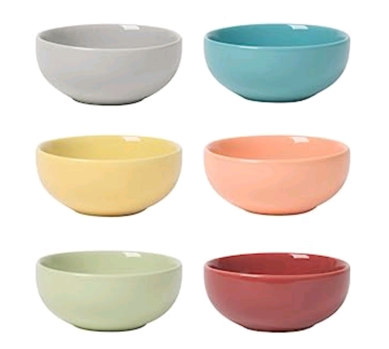 6 New Colourful Pinch Bowls by Now Designs Danica