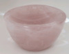 Madagascan Rose Quartz Bowl , measures 2 1/4" tall & 4 3/16" diameter . A gemstone historically known as the 'Gem of Love',