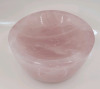 Madagascan Rose Quartz Bowl , measures 2 1/4" tall & 4 3/16" diameter . A gemstone historically known as the 'Gem of Love', - 2