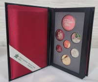 1991 (1816-) Canadian Silver " Steamer FonFrontenac 175th Anniversary " Coin Double Dollar 7-Coin Prestige Set in Case . Uncirculated