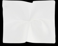 12 New Neil Allyn Satin White Pocket Squares / Hankies | 10.5" x 10.5"
